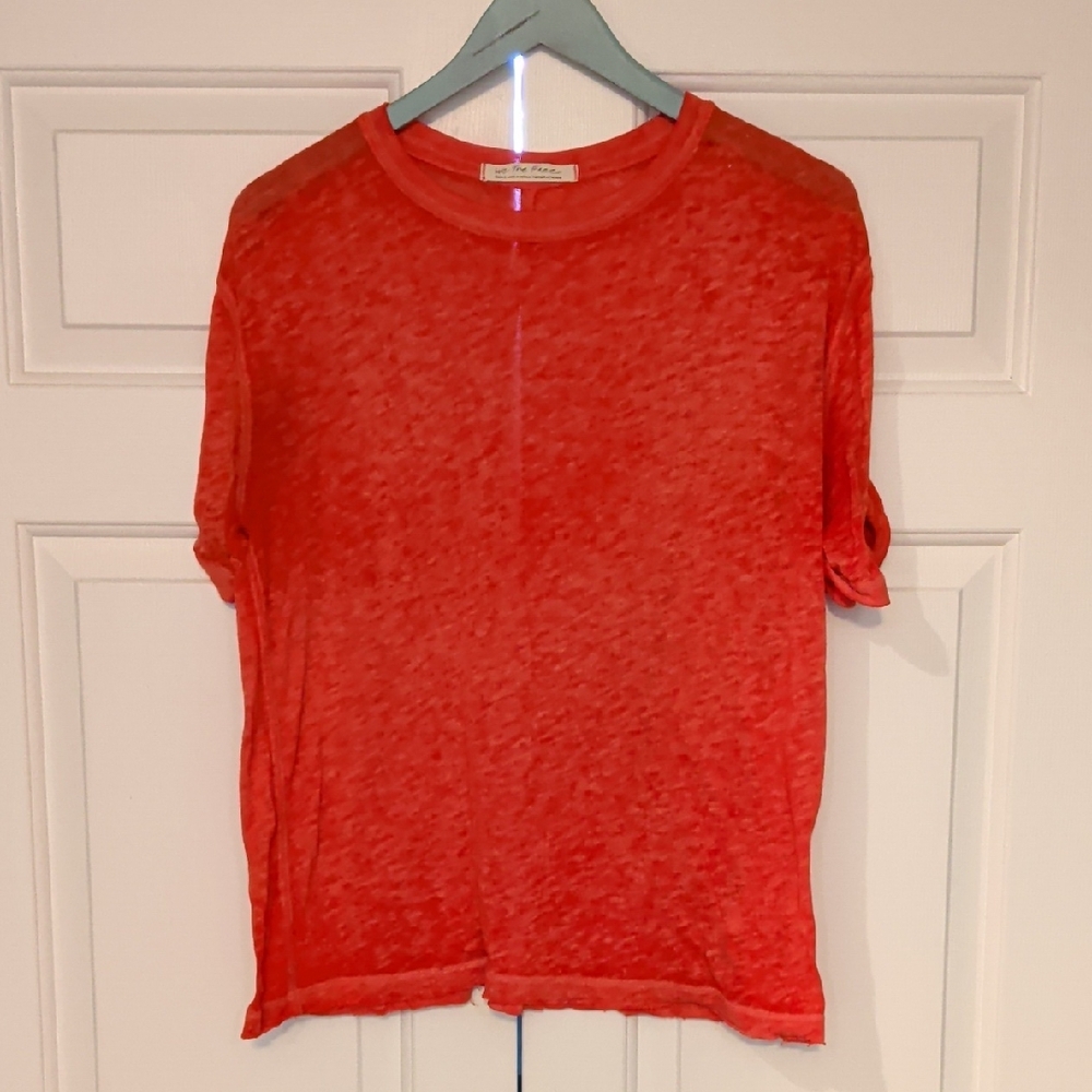 We The Free Vibrant Red Top